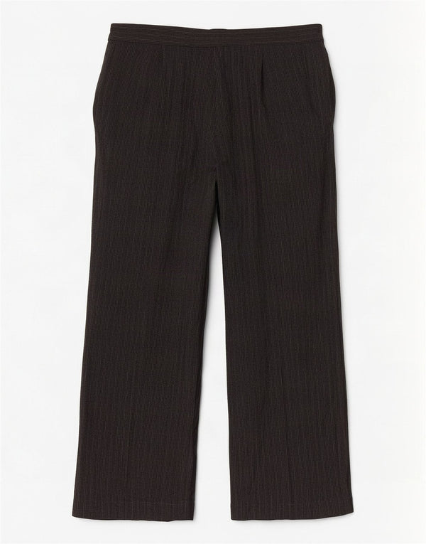 Marks & Spencer Damen Anzughose UK 16 Large W34 L30 Grau gestreift