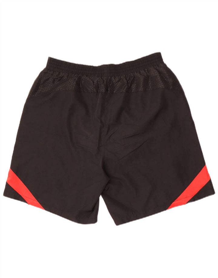 Erima Herren-Sportshorts, groß, schwarzes Farbblock-Polyester