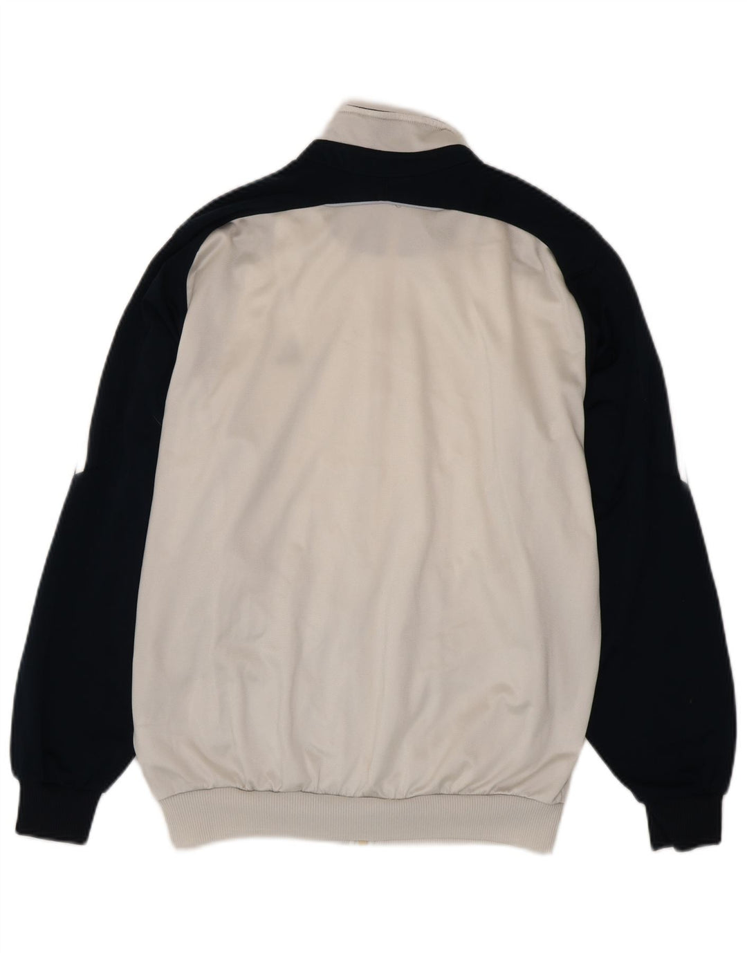 Adidas Herren Trainingsanzug Top Jacke UK 38/40 Mittelweiß Farbblock