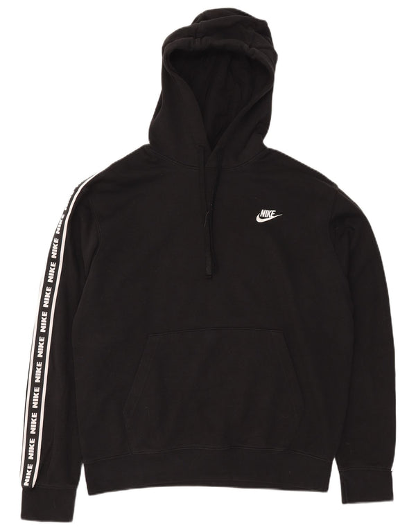 Nike Herren-Kapuzenpullover mit Grafik, mittelschwarz, Baumwolle