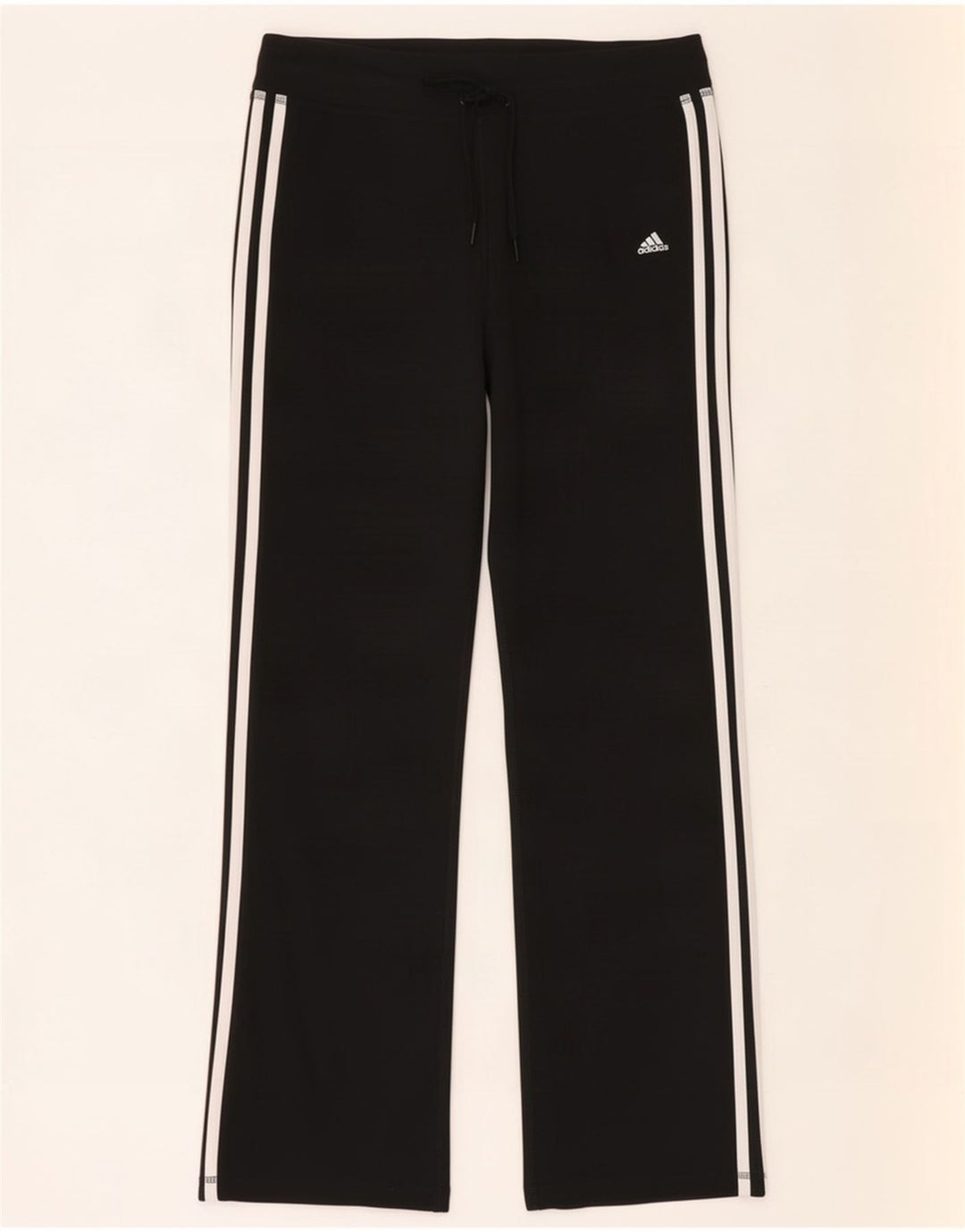 Adidas Damen-Trainingshose UK 12/14 Mittelschwarzes Polyester