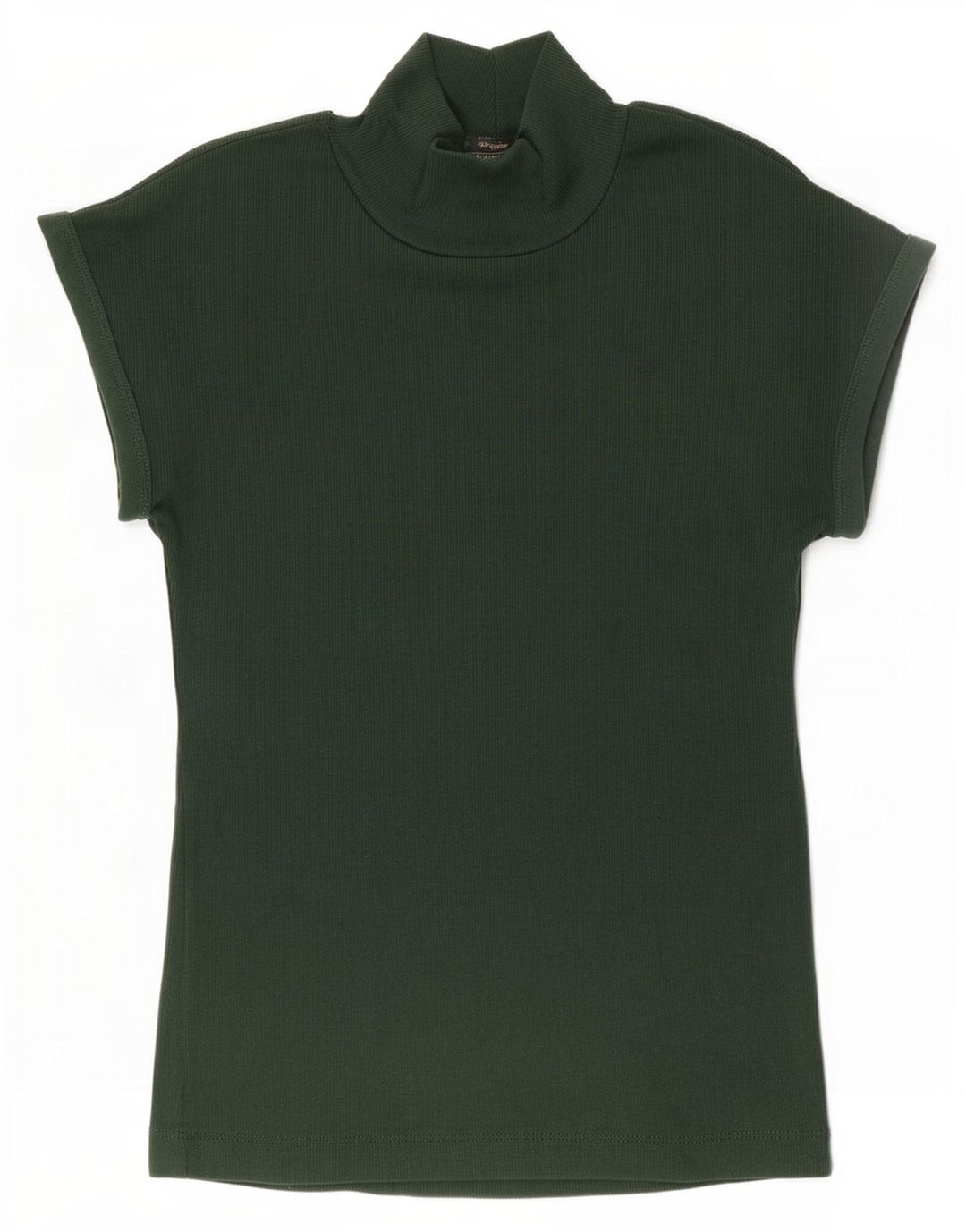 Zara Damen T-Shirt Top UK 12 Mittelgrün