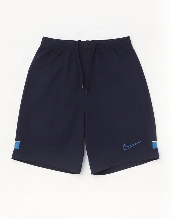 Nike Dri Fit Sportshorts für Jungen, 12–13 Jahre, groß, Marineblau, Farbblock