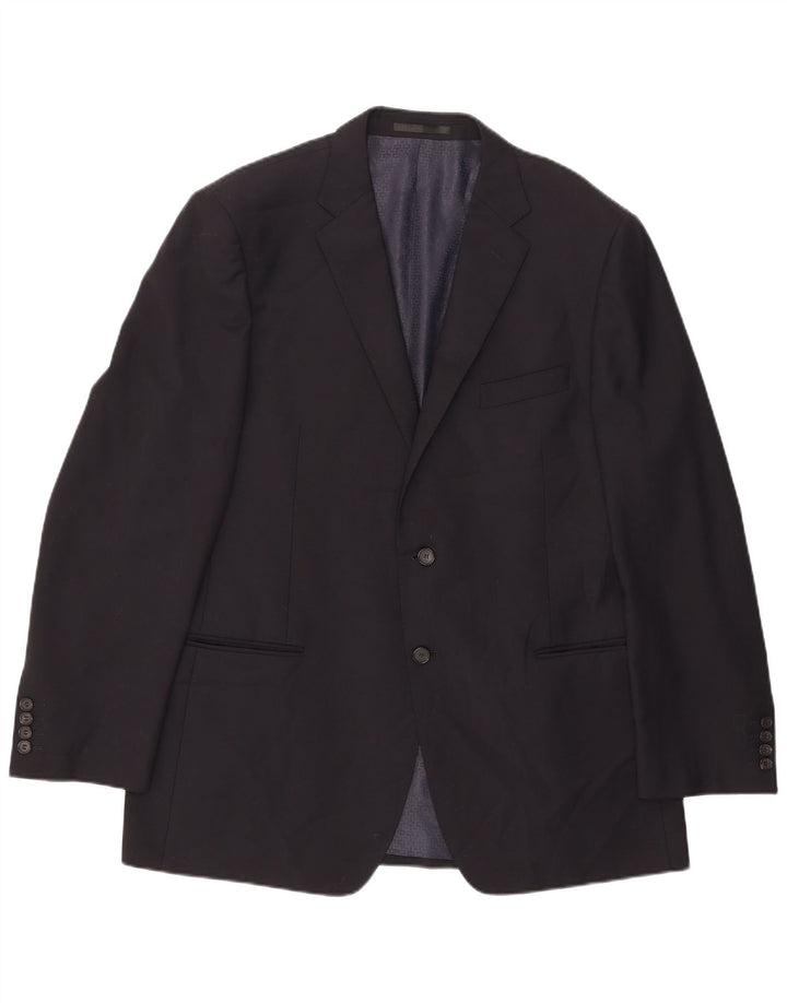 Marks & Spencer Herren Autograph 2-Knopf-Blazerjacke UK 44 XL Marineblau
