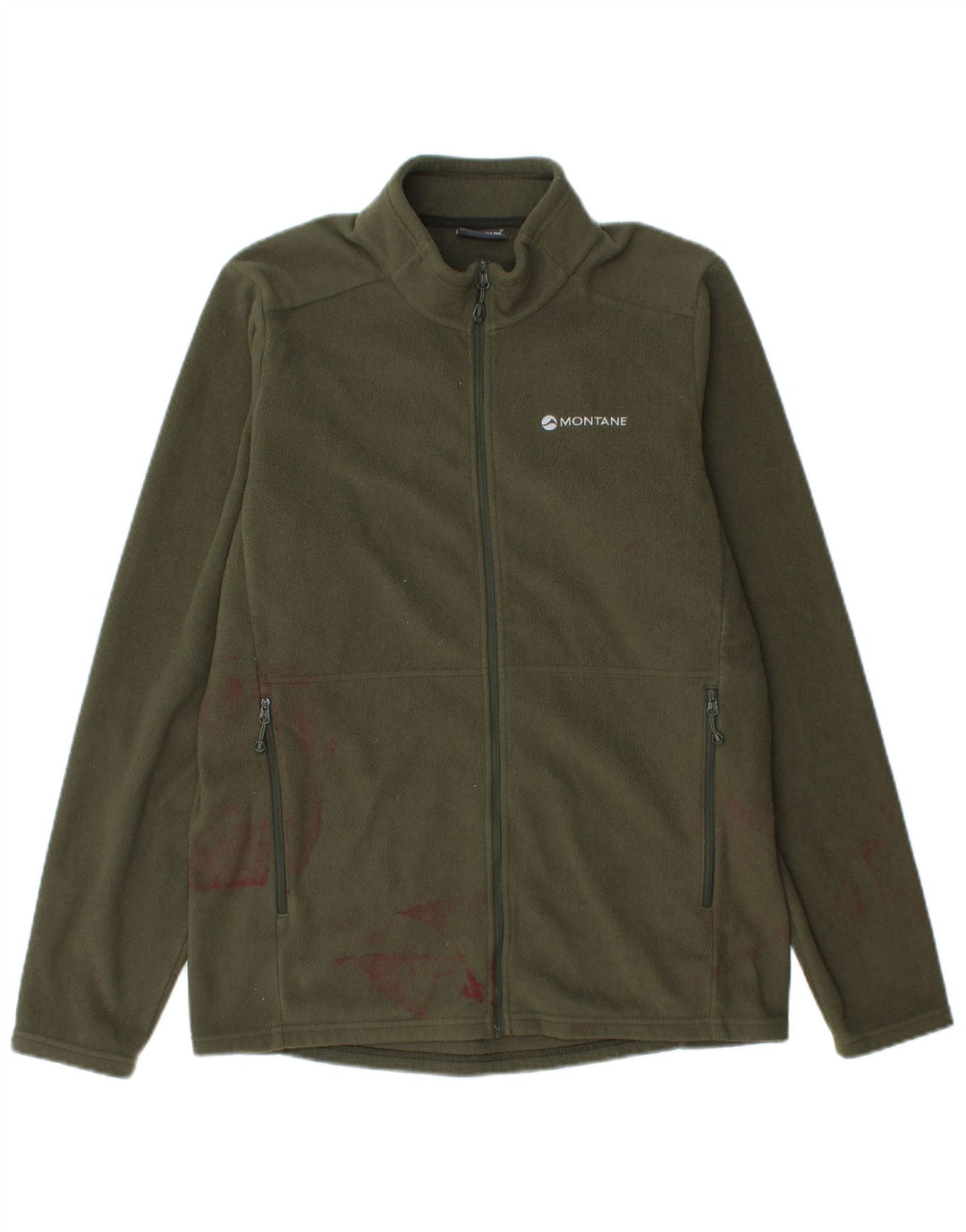 Montane Herren Fleecejacke UK 36 Small Khaki Polyester