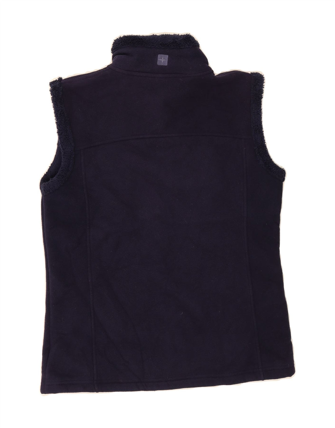 MOUNTAIN WAREHOUSE Womens Fleece Gilet UK 12 Medium  Navy Blue Polyester Vintage Mountain Warehouse and Second-Hand Mountain Warehouse from Messina Hembry 