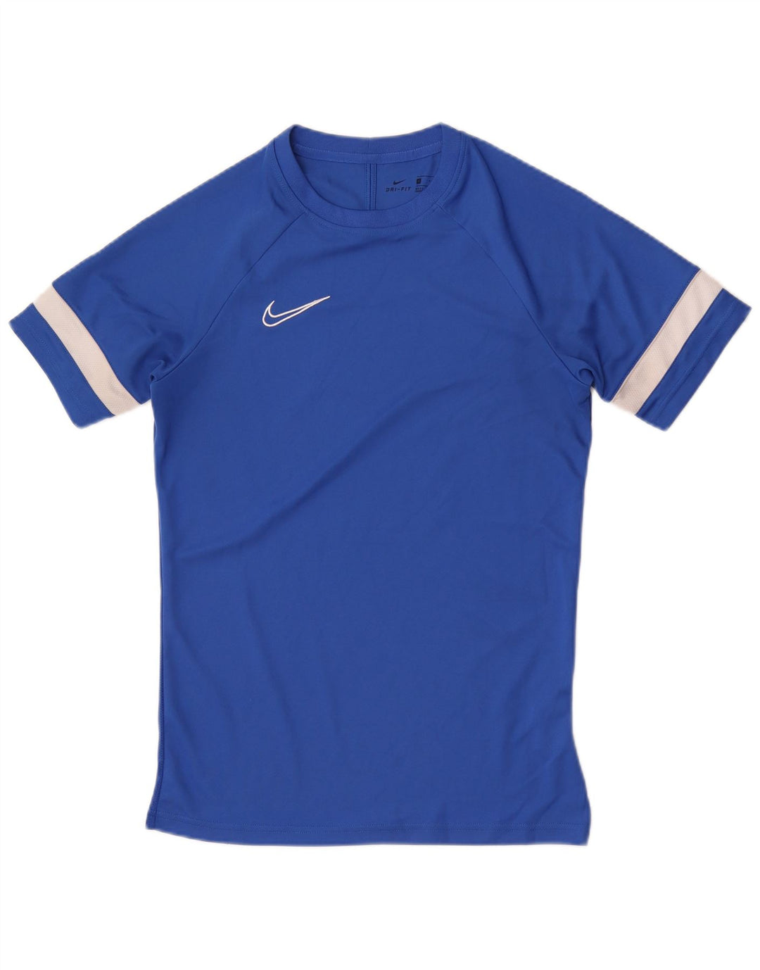 NIKE Herren Dri Fit T-Shirt Top Small Blau Colourblock Polyester