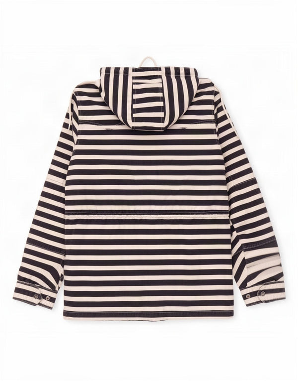 Levi's Damen-Regenjacke mit Kapuze, UK 16, Größe L, Marineblau, Baumwolle