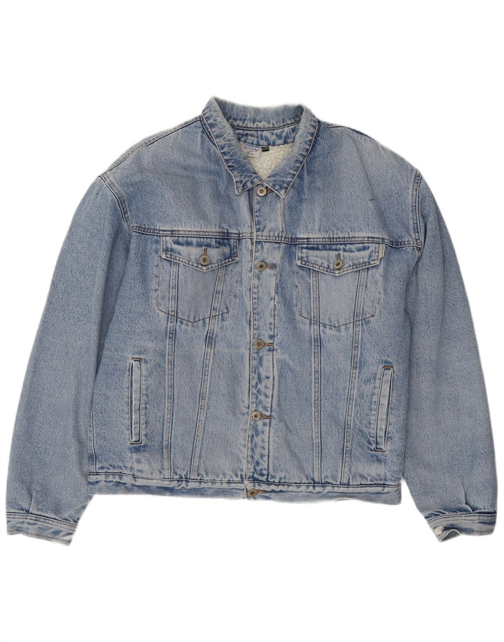 Paddock's Herren-Sherpa-Jeansjacke IT 52/54 XL, blaue Baumwolle