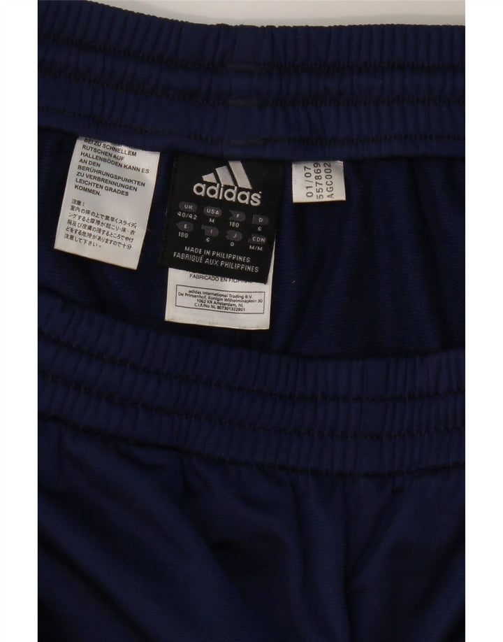 ADIDAS Herren-Trainingshose, UK 40/42, mittleres Marineblau, Farbblock