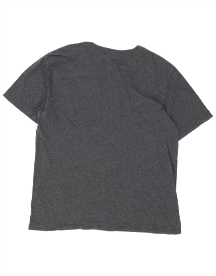 Hugo Boss Herren T-Shirt Top XL Grau Baumwolle