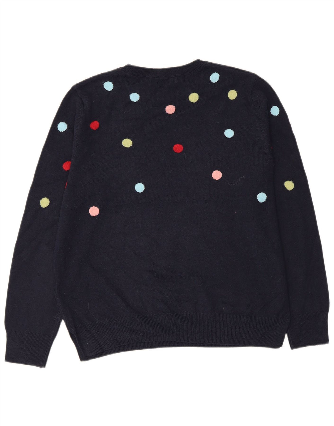 MARKS & SPENCER Damen-Pullover mit Rundhalsausschnitt, Gr. 14, mittleres Marineblau