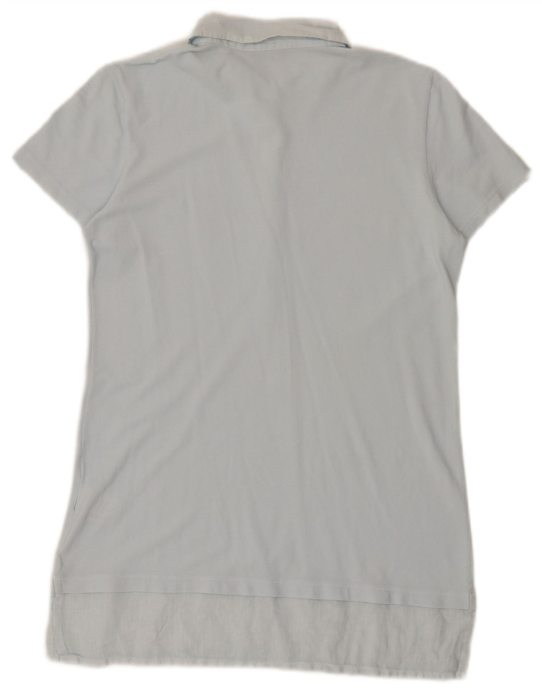 Fred Perry Damen Polokleid UK 12 Mittelblaue Baumwolle