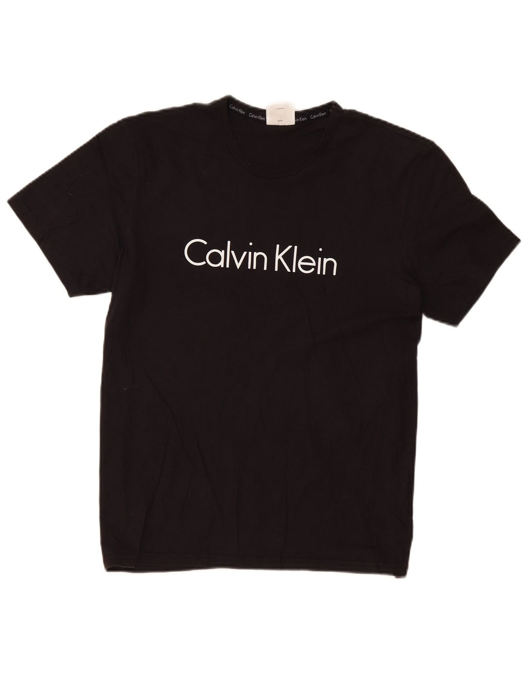 Calvin Klein Herren Graphic T-Shirt Top Medium Schwarz