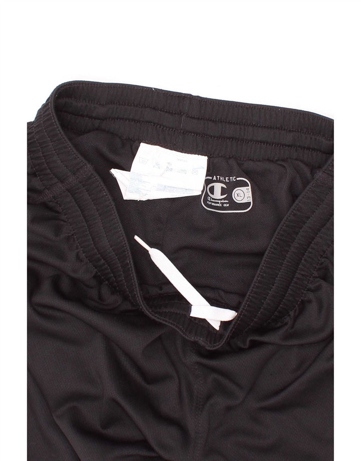Champion Sportshorts für Jungen, 13–14 Jahre, XL, schwarzes Polyester