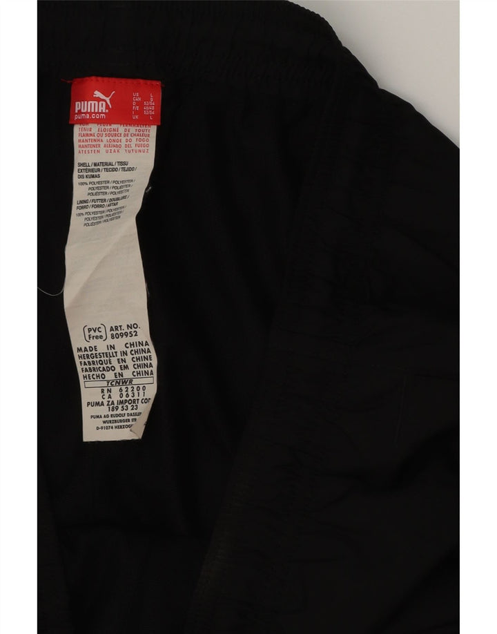 PUMA Herren Capri-Trainingshose, groß, schwarzes Polyester