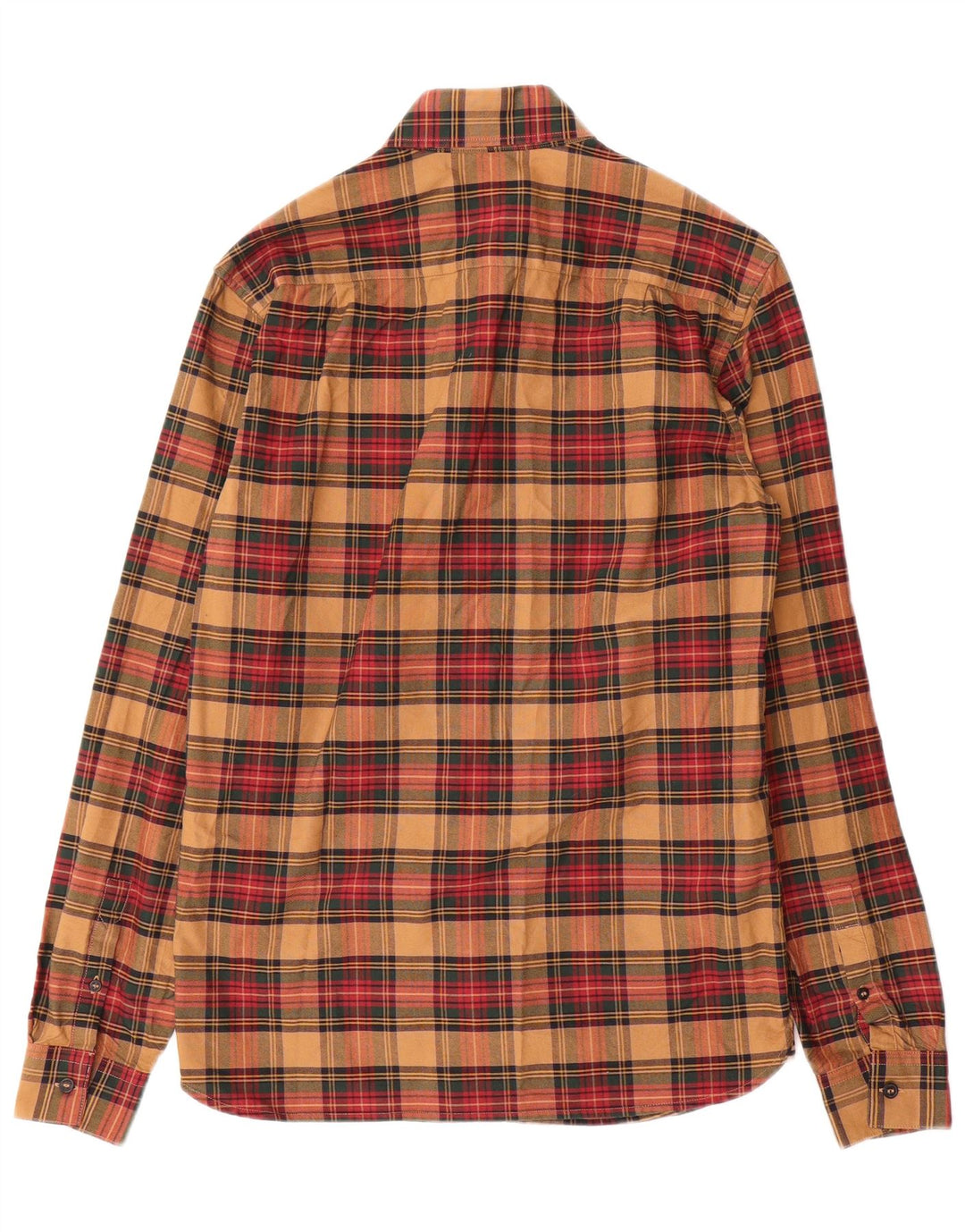 Fred Perry Herrenhemd, klein, braun, kariert, Baumwolle