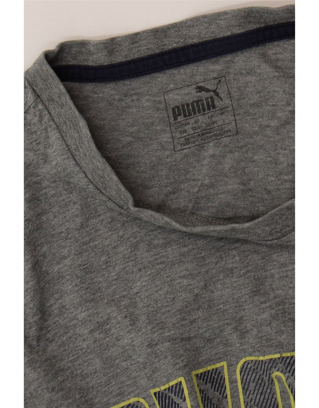 PUMA Herren Graphic T-Shirt Top Large Grau