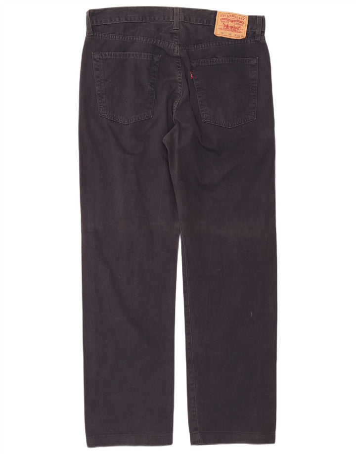 Levi's Herren 581 Straight Jeans W36 L30 Marineblaue Baumwolle