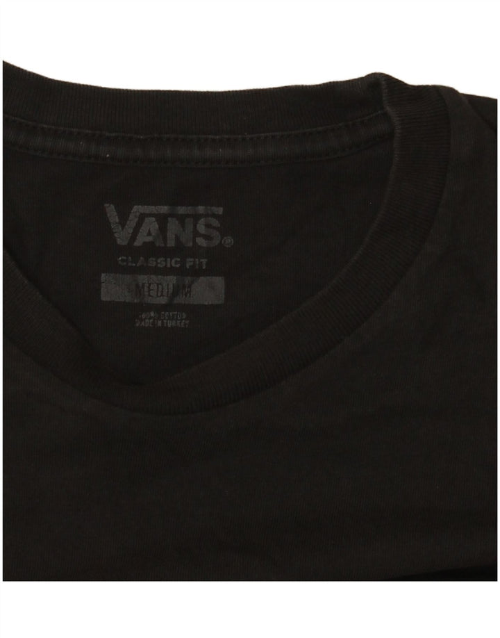 Vans Herren-T-Shirt mit klassischer Passform, mittelschwarzer Baumwolle