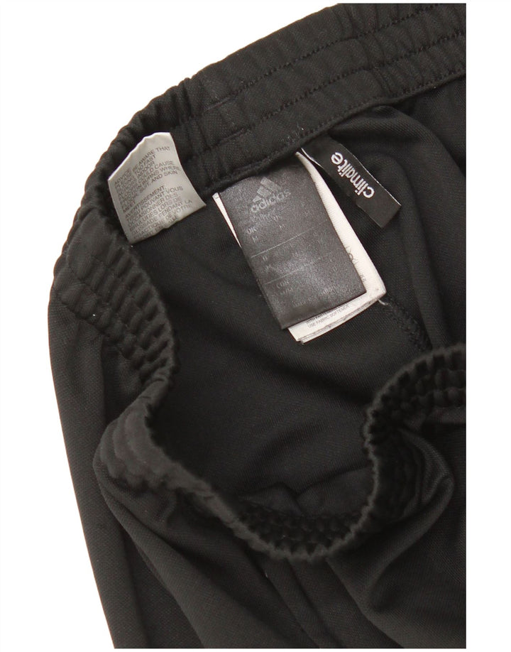 Adidas Damen Climalite Trainingshose UK 12 Medium Schwarz Colourblock
