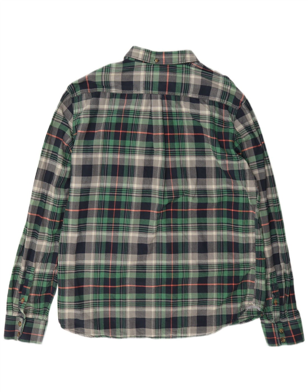 Vans Herren-Flanellhemd XL, grün kariert, Baumwolle