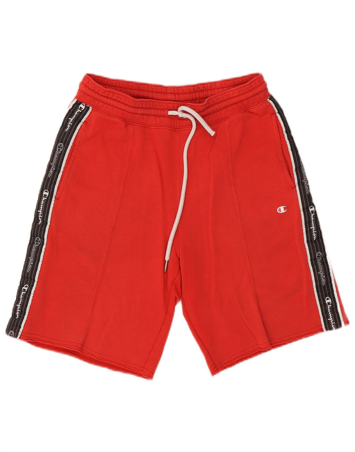 Champion Herren-Sportshorts mit Grafik, Größe S, Rot, Farbblock