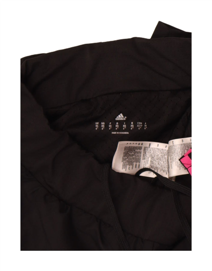 Adidas Damen Sportshorts UK 6 XS Schwarz Polyester