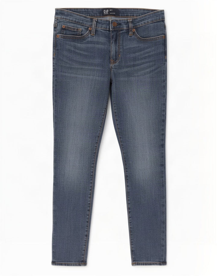 Gap Damen-Leggings, verkürzte Jeans, W30, L25, Blau, Baumwolle