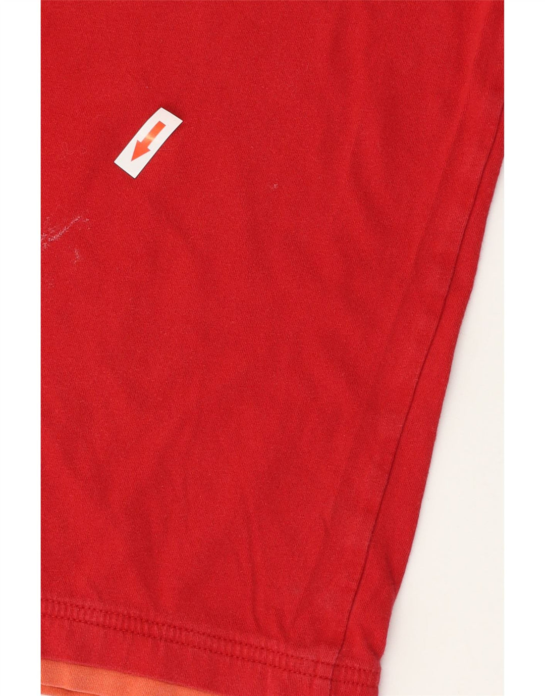 ADIDAS Herren Grafik T-Shirt Top Große rote Baumwolle