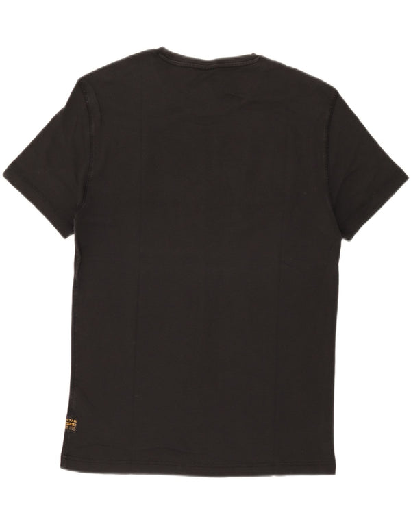 G-Star Herren Grafik T-Shirt Top 3XL Schwarz Baumwolle