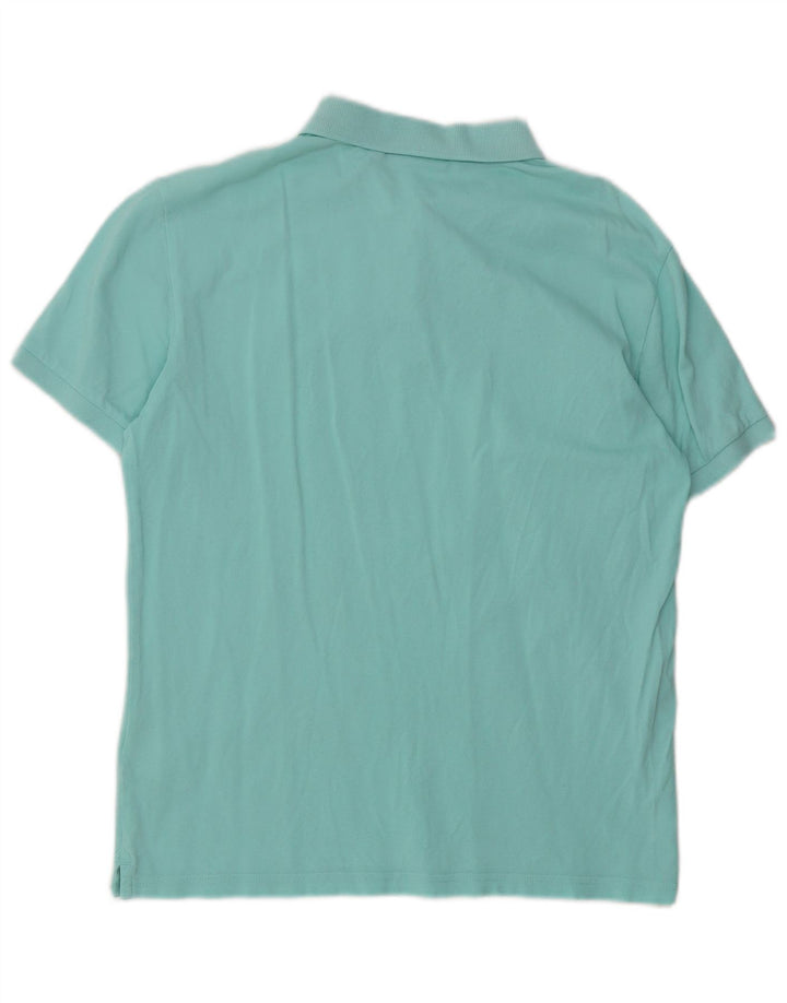 Superdry Herren-Poloshirt aus mittelblauer Baumwolle