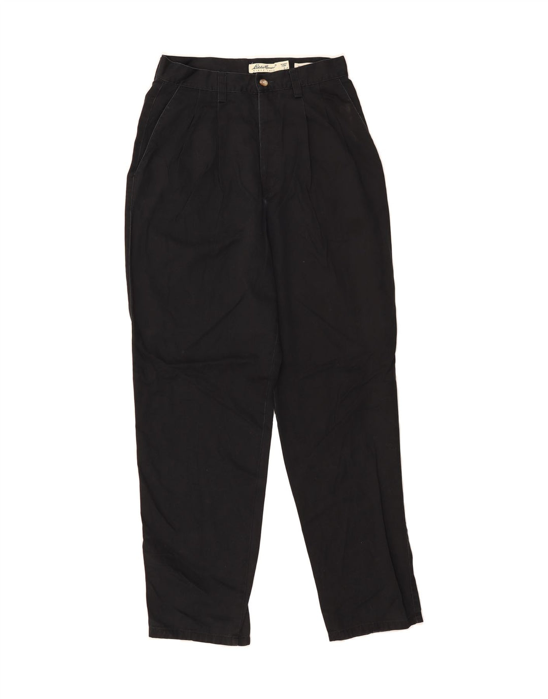 EDDIE BAUER Womens Classic Fit Chino Trousers US 8 Medium W26 L30 Black Vintage Eddie Bauer and Second-Hand Eddie Bauer from Messina Hembry 