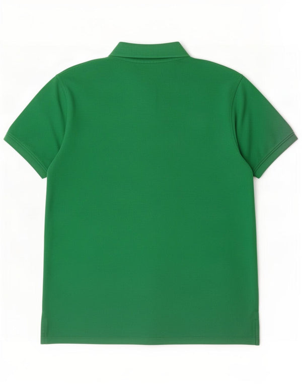 Fila Mens Polo Shirt Large Green Cotton
