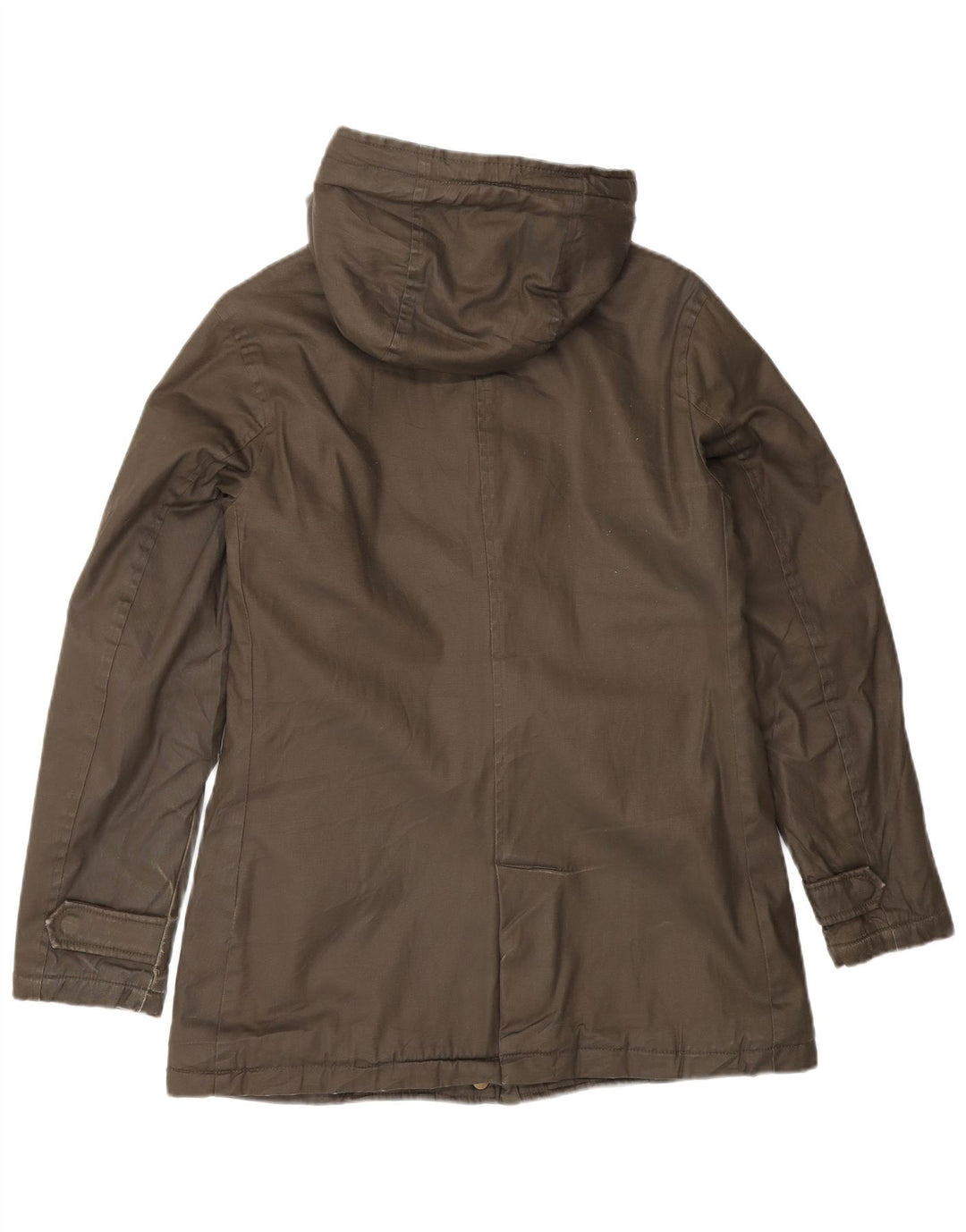 CHAMPION Damen-Sherpa-Parka mit Kapuze, UK 6, XS, Khaki, Baumwolle