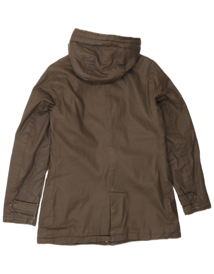 CHAMPION Damen-Sherpa-Parka mit Kapuze, UK 6, XS, Khaki, Baumwolle