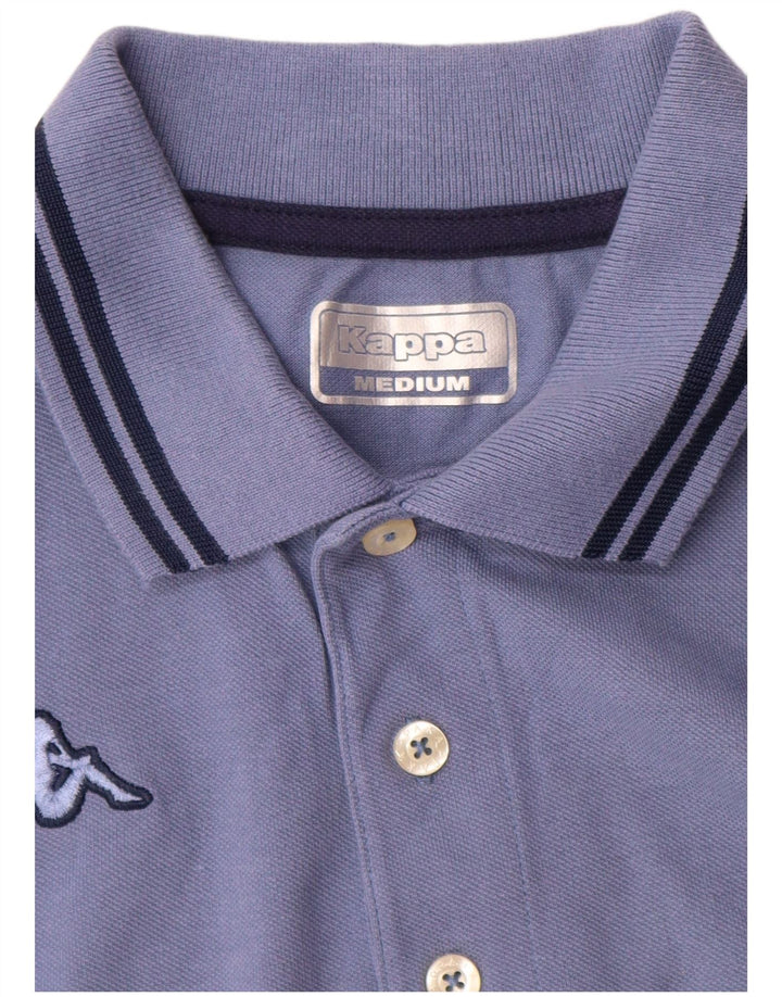 Kappa Herren-Poloshirt aus mittelblauer Baumwolle