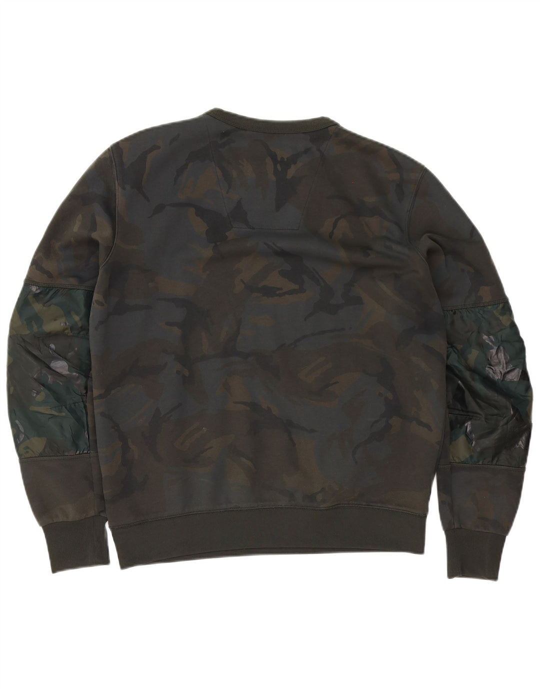 G-Star Herren Sweatshirt Pullover Large Khaki Camouflage Polyester