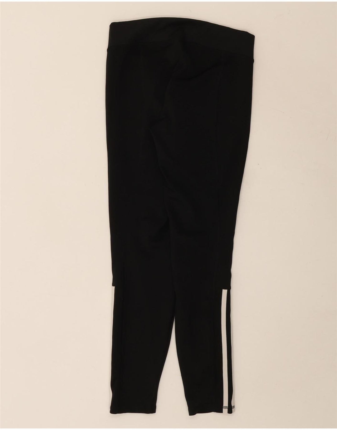 Adidas Damen Leggings UK 8/10 Small Schwarz Polyester
