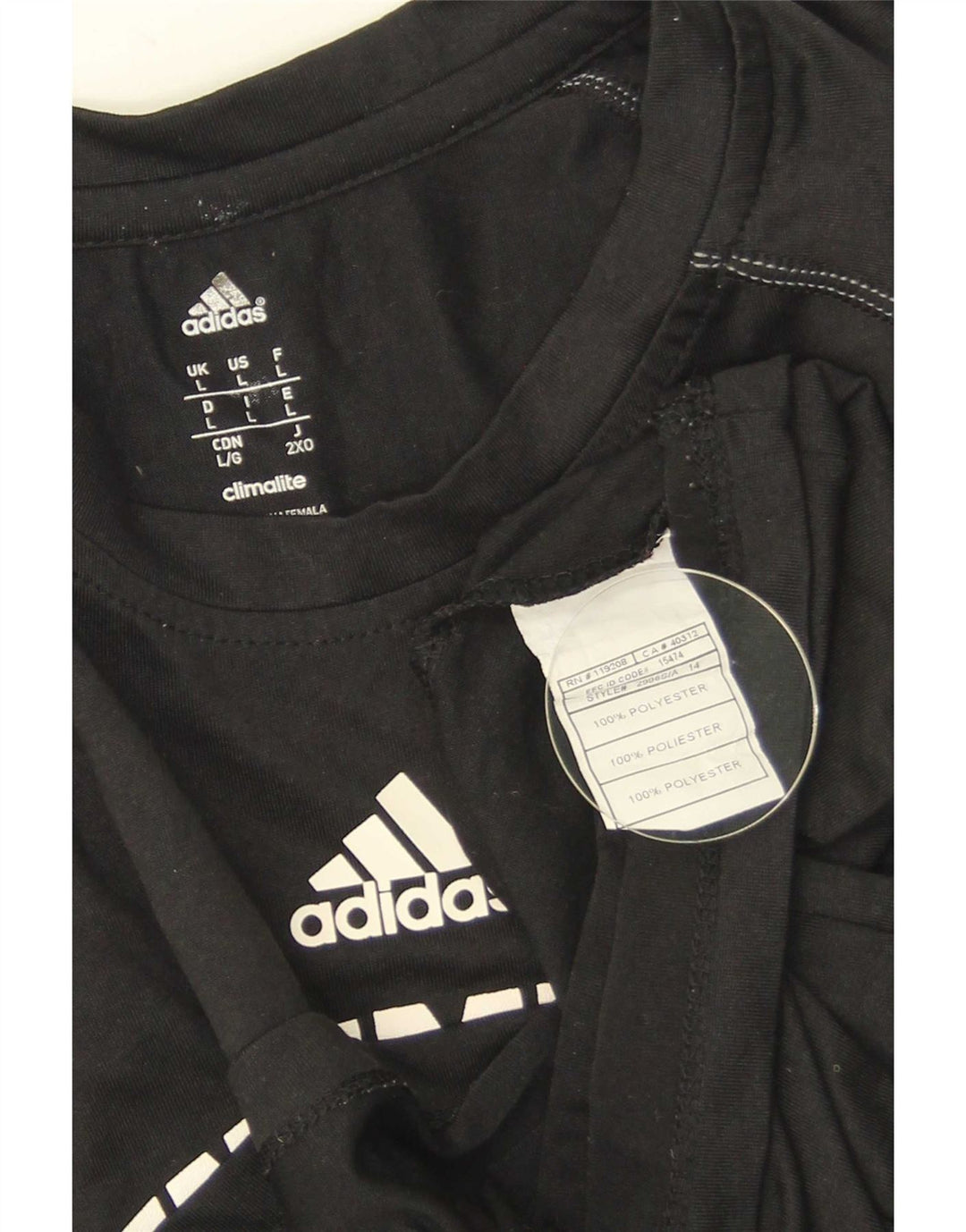 Adidas Herren UNC Pembroke Graphic T-Shirt Top Large Schwarz Polyester