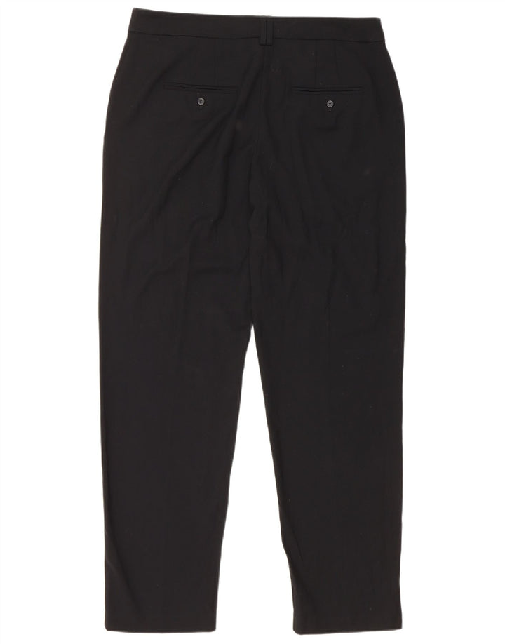 Marks & Spencer Damen Chinohose UK 12 Medium W34 L29 Schwarz
