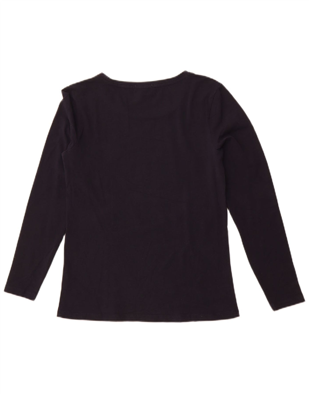 BARBOUR Damen Graphic Top Langarm UK 10 Small Marineblau Weihnachten