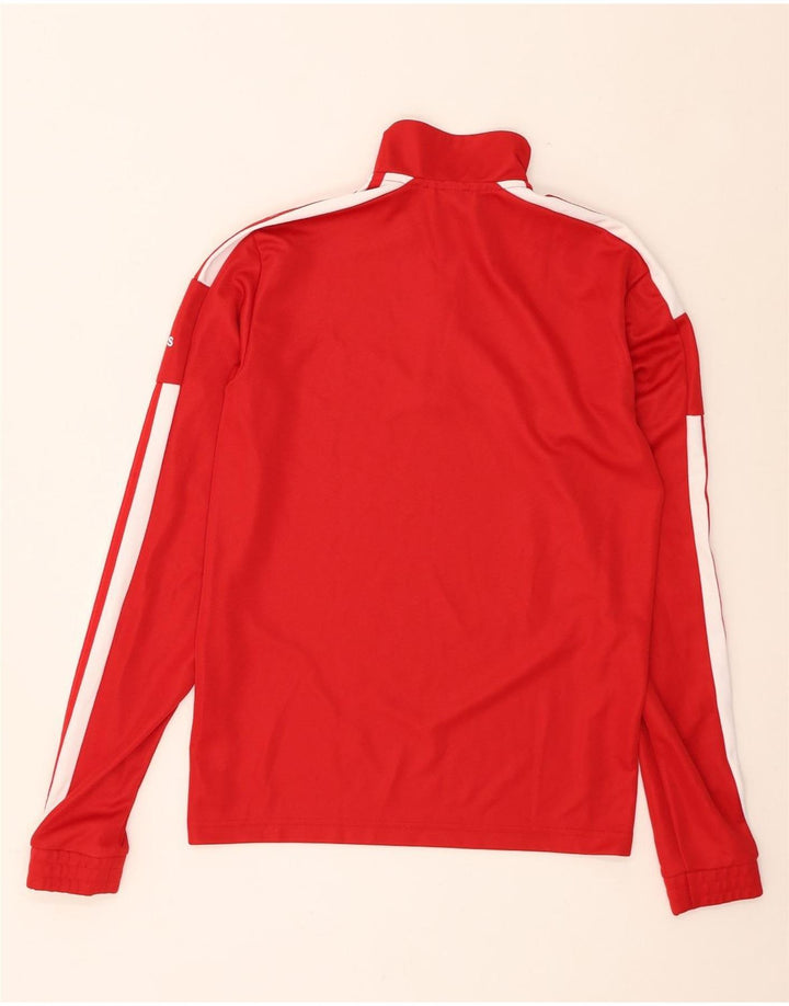 Adidas Herren Pullover-Trainingsanzug mit Adler-Grafik, Größe S, Rot, Farbblock