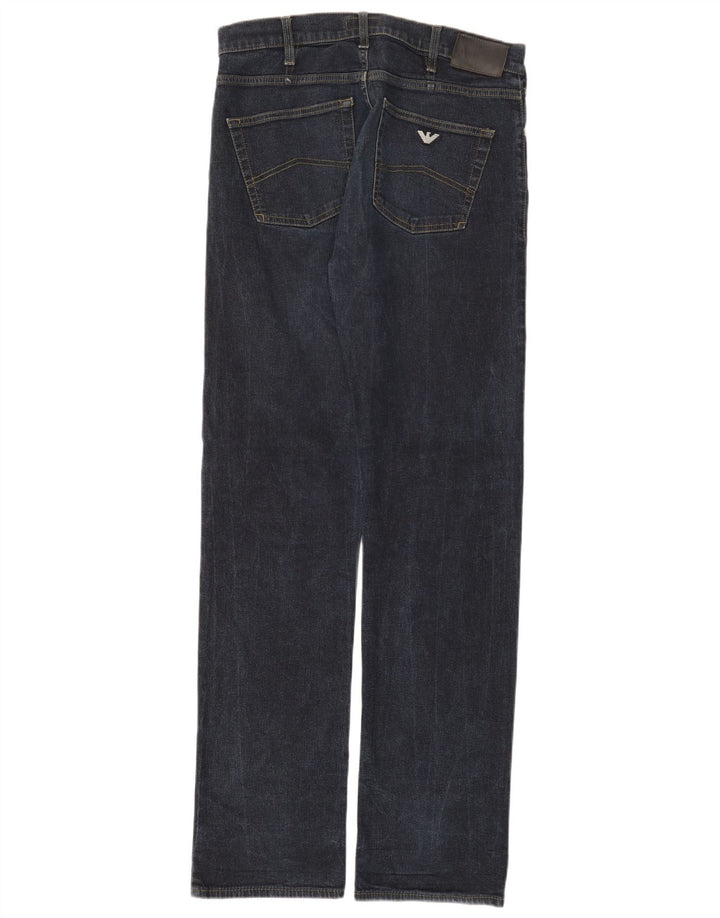 Armani Jeans Damen Straight Jeans W33 L34 Marineblau