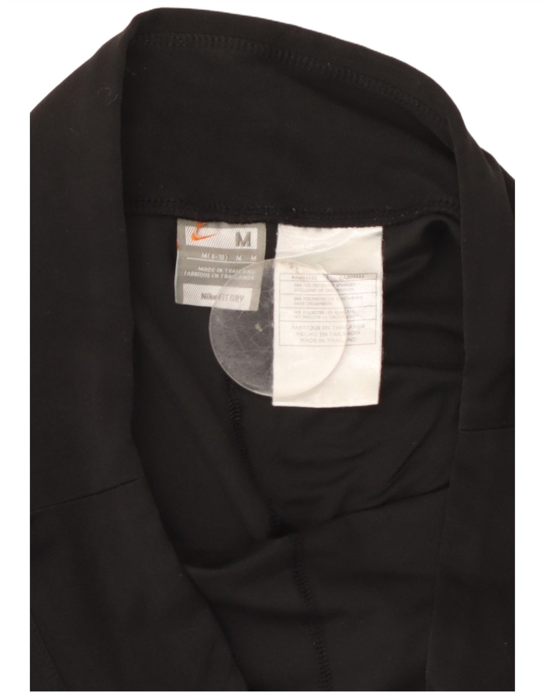 Nike Damen Capri-Leggings US 8/10 Mittelschwarzes Polyester