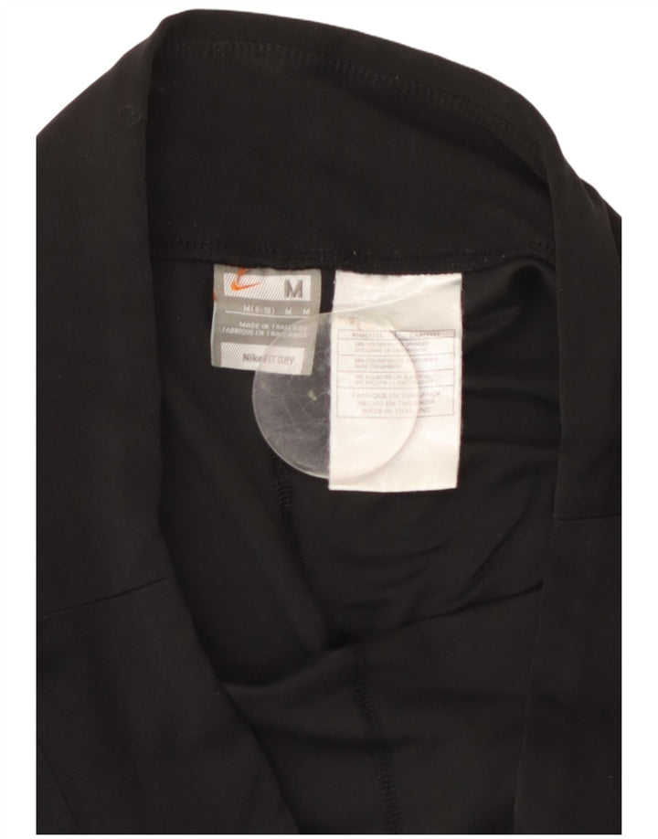 Nike Damen Capri-Leggings US 8/10 Mittelschwarzes Polyester