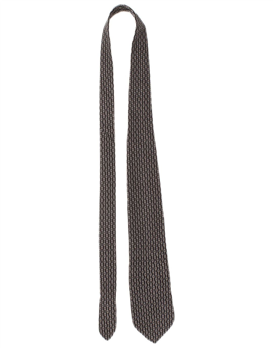 Dolce & Gabbana Herren-Krawatte, Einheitsgröße, schwarz, geometrisch, Seide, klassisch