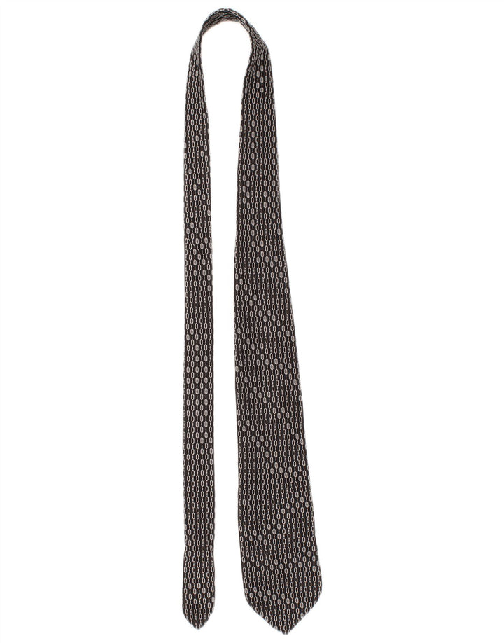Dolce & Gabbana Herren-Krawatte, Einheitsgröße, schwarz, geometrisch, Seide, klassisch