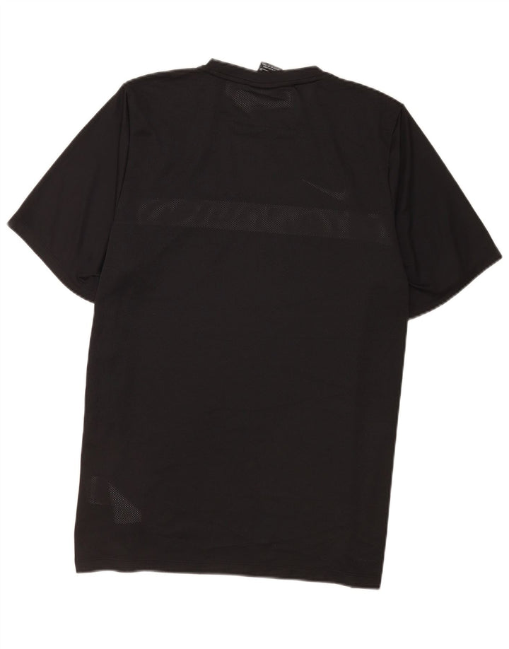 Nike Herren Dri Fit T-Shirt Top XL Schwarz Colourblock Polyester