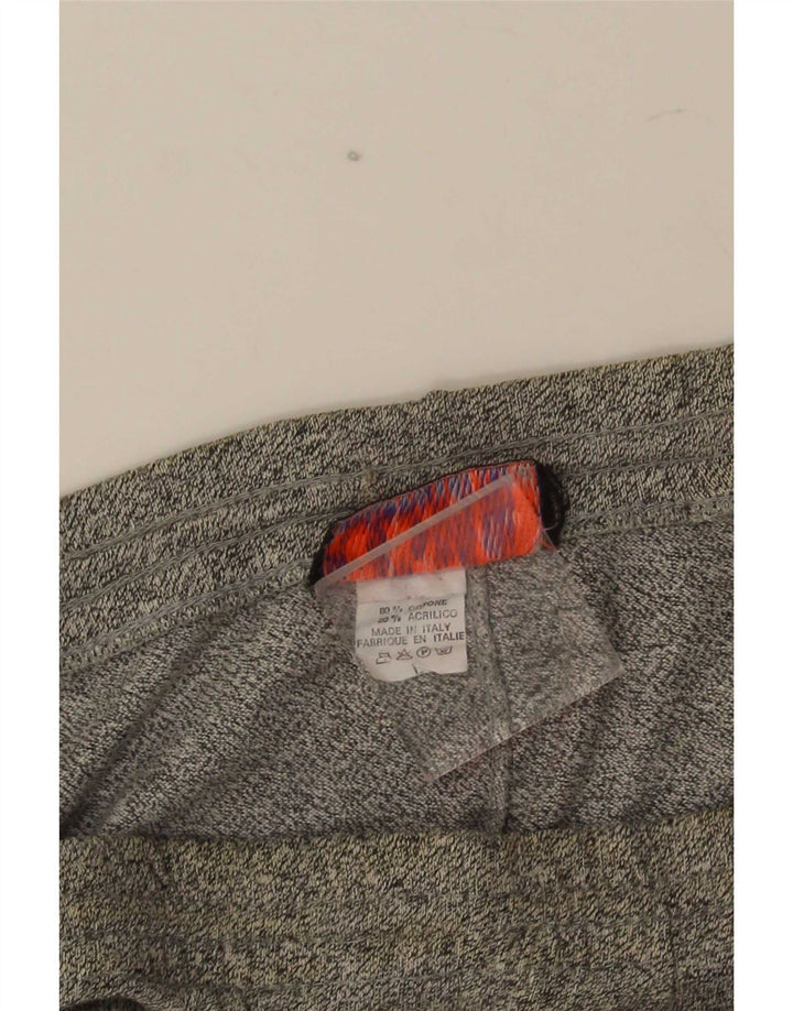 Asics Herren Grafik-Sportshorts, groß, graue Farbblock-Baumwolle